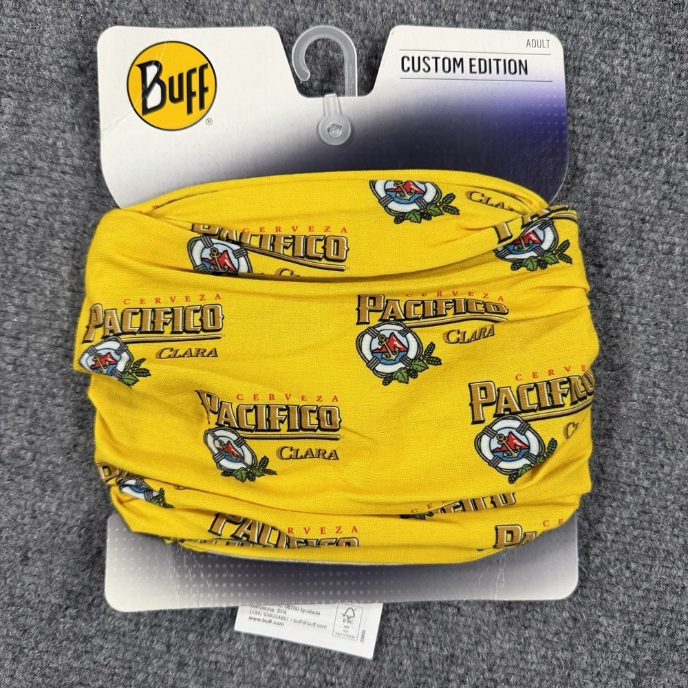 Pacifico Cerveza Beer Buff Neck Gaiter Custom Special Edition Clara Rare NEW